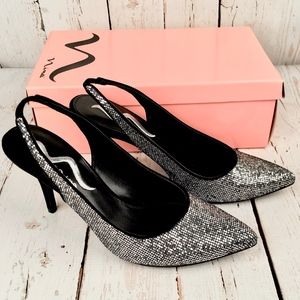 Nina Silver Shoes